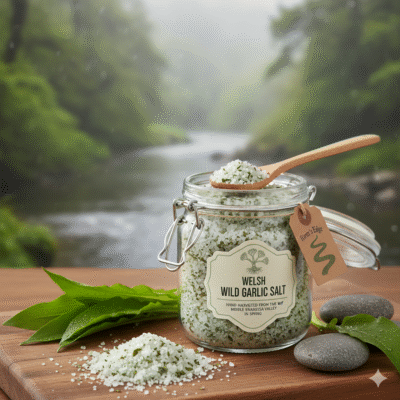 Hand Picked Welsh Wild Garlic Salt